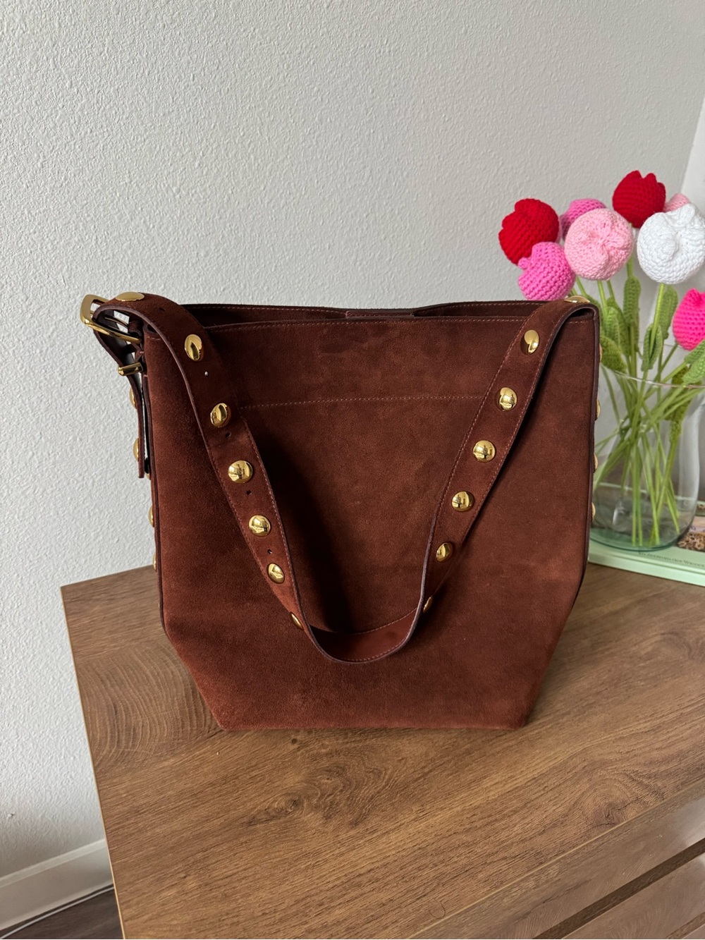 Madewell Stud Essentials Bucket Tote - Picture 5 of 12